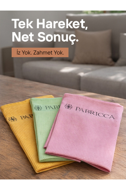 Mikrofiber Temizlik Bezi 60x33 cm – Yüksek Su Emiciliği, Çizik ve Tüy Bırakmaz, Waffle Dokulu renkli