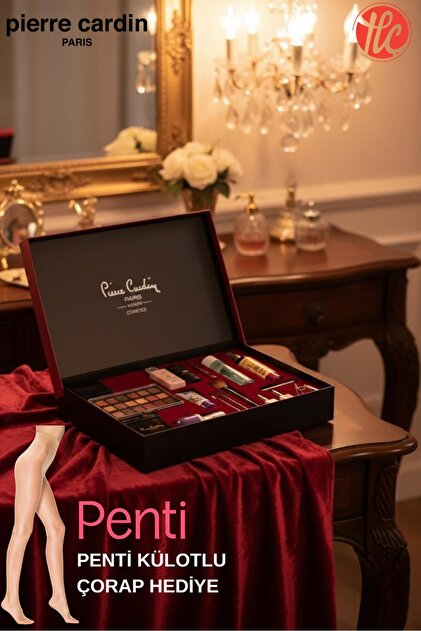 Pierre Cardin Kadın 19 Parça Nişan Gelin Çeyiz Kozmetik Makyaj