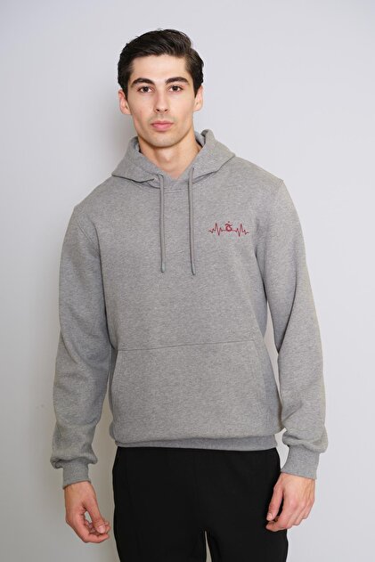SWEAT GÖĞÜS KALP ATIŞ MOTİFLİ