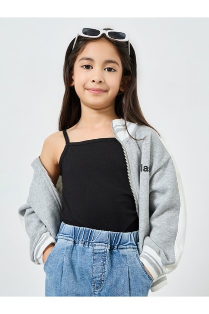 Girls Cotton Solid Vest