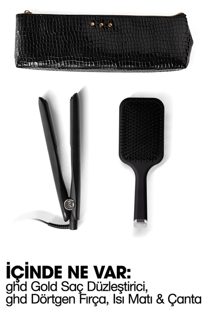 Ghd Gold Profesyonel Saç Düzleştirici Hediye Seti (Tarak + Isıya