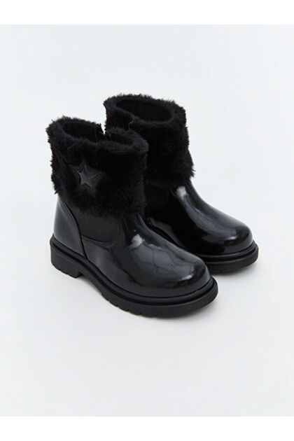 Sparkling Choices Furry Baby Girl Boots from Shining Store