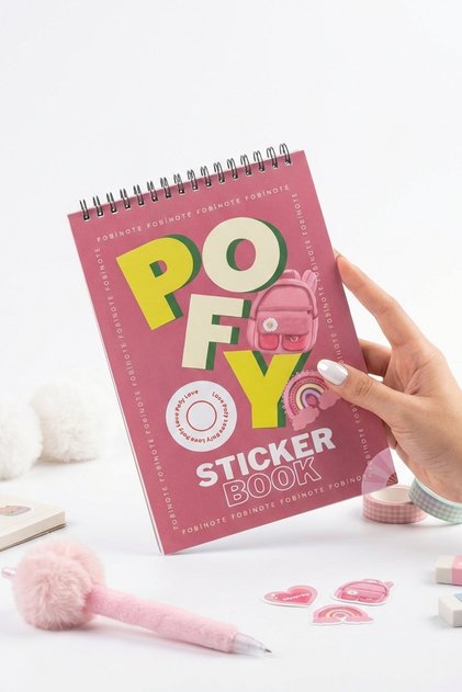 Pofy Sticker Book 16 Sheets Sticker Book