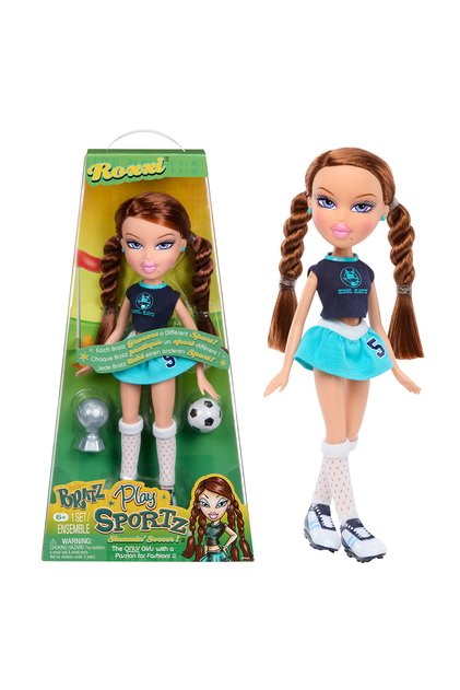 Papusa cu accesorii seria Play Sportz − Roxxi jucatoare de fotbal 29cm