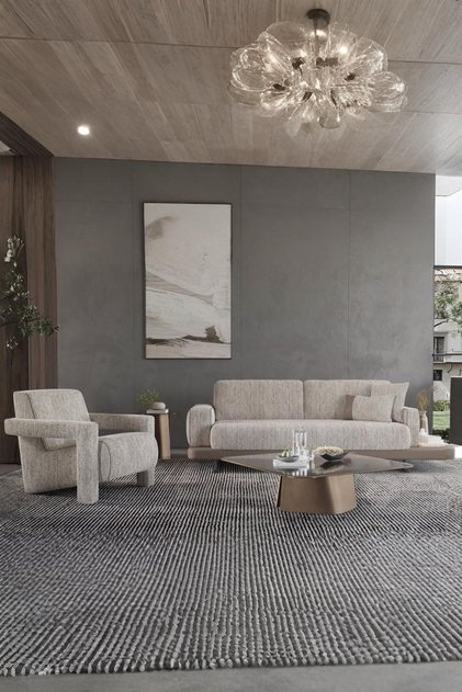 Hermos Sabit Koltuk Takımı – 3+1 Salon Koltuk Takımı 1 Üçlü 1 Berjer