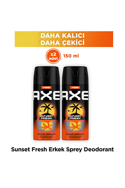 Axe Erkek Deodorant Number 10 Body Spray Limited Edition 150 ml X2