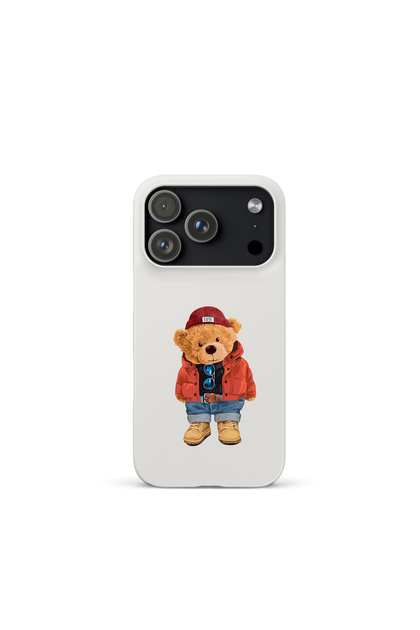 iPhone 17 Pro Max Compatible Teddy Bear Printed Launch Case