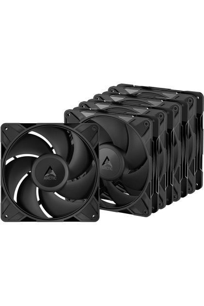 Ventilator PC P14 Pro PST, Kit cu 5 ventilatoare 140 mm PWM, 400 - 2500 rpm, Negru