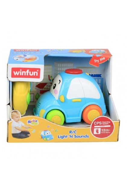 Бебешка играчка RC кола със звуци и светлини