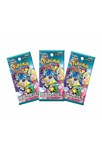 Pokemon TCG Journey Together Battle Partners Korece Orijinal 3