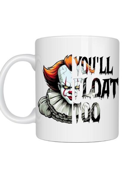 Pennywise IT O TASARIMLI BASKILI KUPA BARDAK