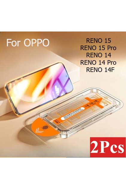 OPPO Reno15 Pro 2 Pcs 2Pcs Tempered Glass For RENO 15 Pro 14Pro 14FS Screen Protector Fingerprint T