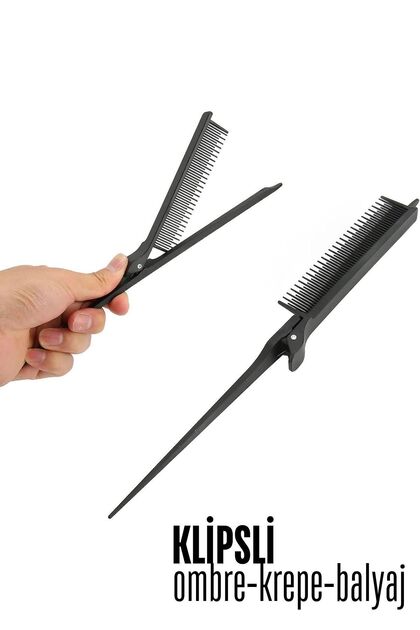 Klipsli Krepe Ombre Balyaj Tarağı Solingen 720499