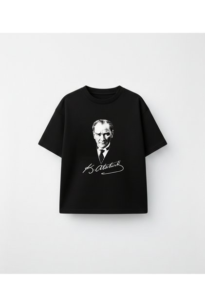 Ataturk Printed 100% Cotton Premium Tshirt with Crew Neck for Kids