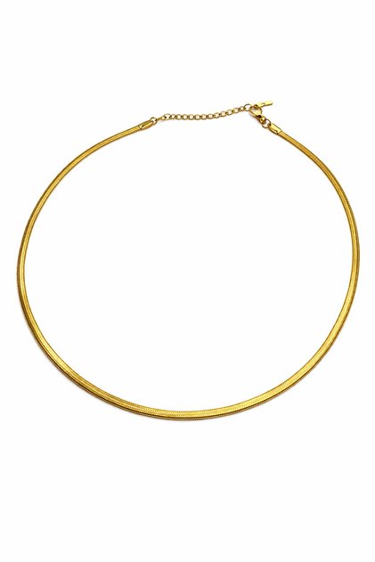 Women's Steel Snake Chain Necklace Does Not Fade