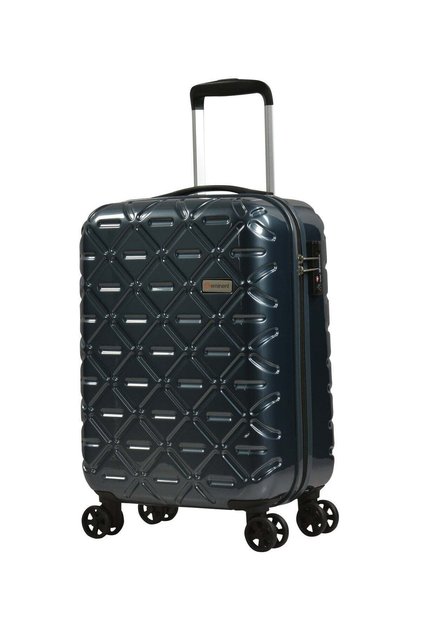 Wheeled Unisex Hard Shell Luggage Trolley Makrolon Lightweight 4 Quiet 360° Double Spinner