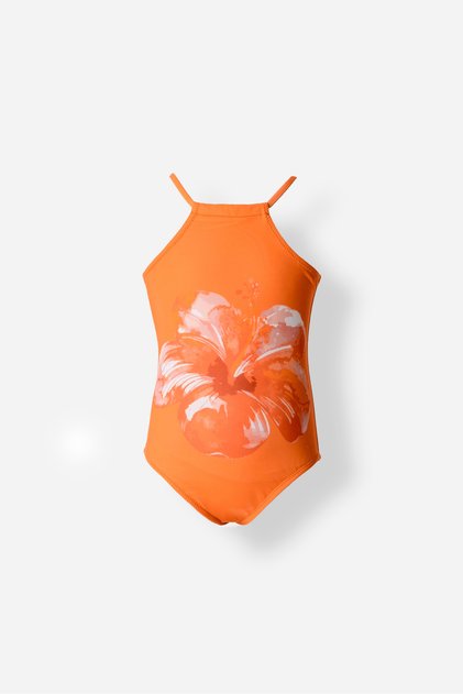 Girl's swimsuit with neck tie 5237