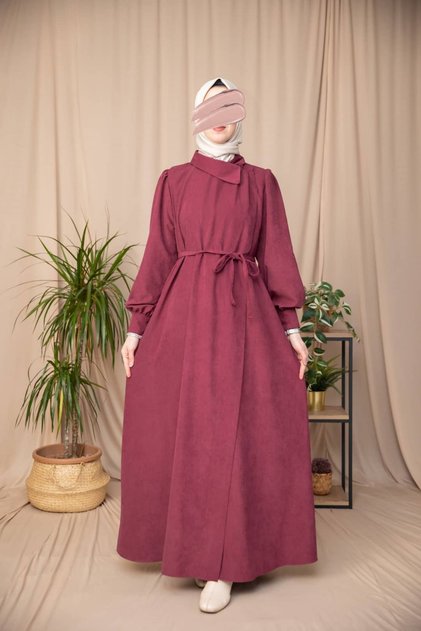 Ankanoor Satin Cupra Wrap Dress 145cm Anka265140