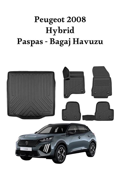 ZEY GARAGE & TUNİNG PEUGEOT 2008 HYBRİD Uyumlu Araca Özel Lüx 3D