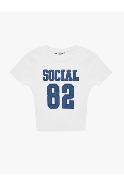 Women'S Ecru Teenage Tshirt Ss