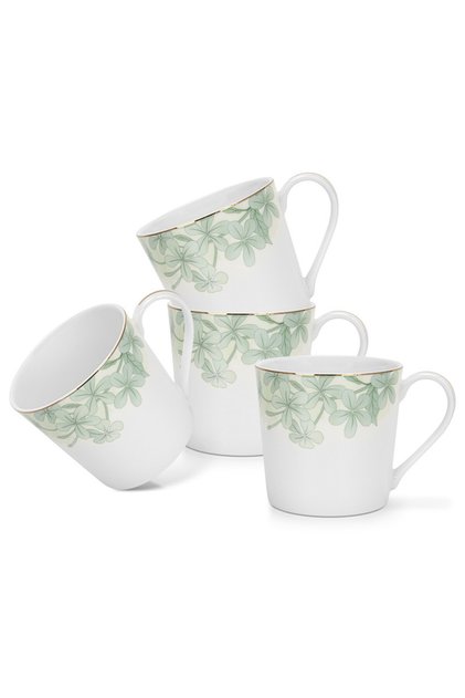 4-Piece Mugs Summer Glint 450ml (Fine Bone China)