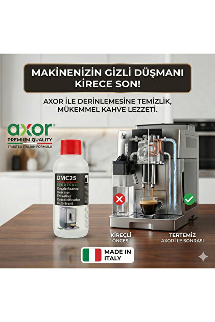 AXOR Grundig KVA 6230 Premium İtalya Üretimi Kahve Makinesi Kireç