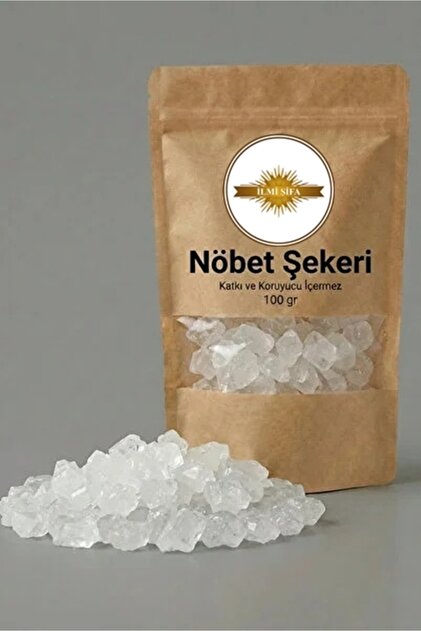 Nöbet Şekeri (Kaya Şekeri – Rock Sugar – Kristal Nöbet) Doğal Tane 100 Gr