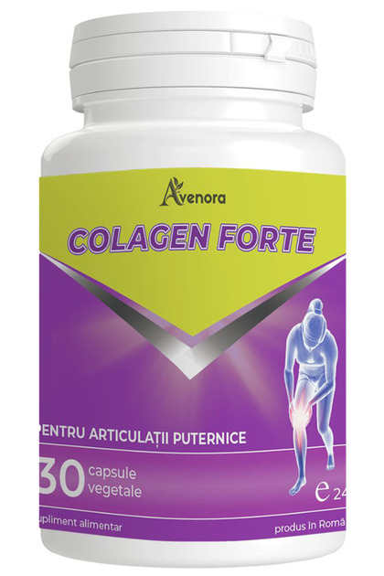 Colagen marin ColagenForte, 30 capsule, anti-îmbătrânire pentru piele fermă și riduri reduse