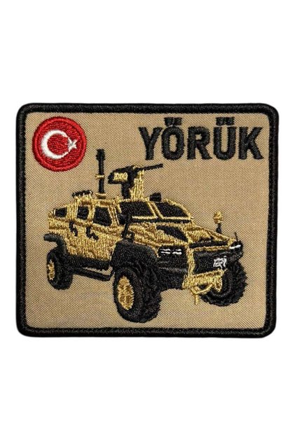 Yörük 4x4 Taktik Zırhlı Araç Patch Nakış Peç - 8x7 cm