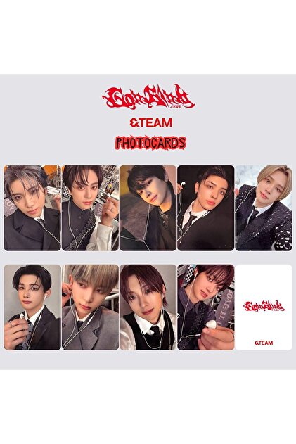 Kpop Dünyasi &TEAM '' Go in blind '' Photocards Set 2 - Fiyatı