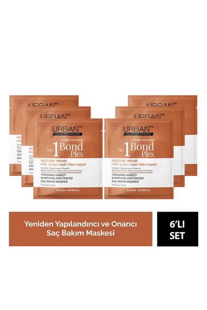 No.1 Bond Plex Restore Repair Yıpranma Karşıtı Duş Öncesi Saç Bakım Maskesi-6x50 Ml-vegan