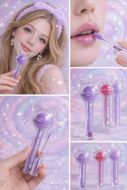 Royal paris 2in1 Bear Lollipop Lip Balm – Çift Taraflı Dudak