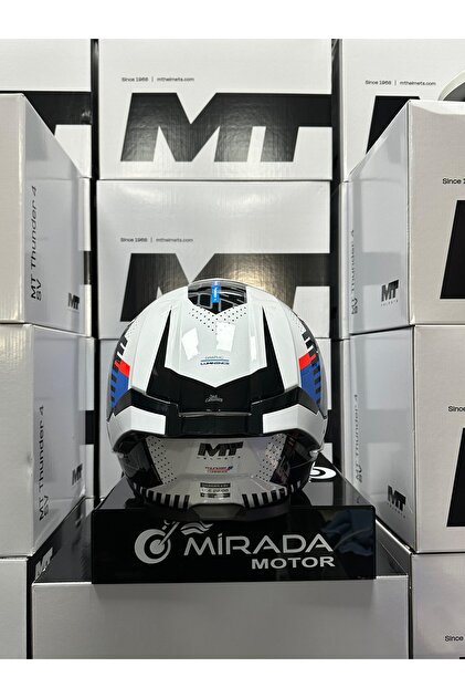 MT HELMETS THUNDER 4 SV LUMINANCE A7 PARLAK ÇİFT VİZÖR İLE