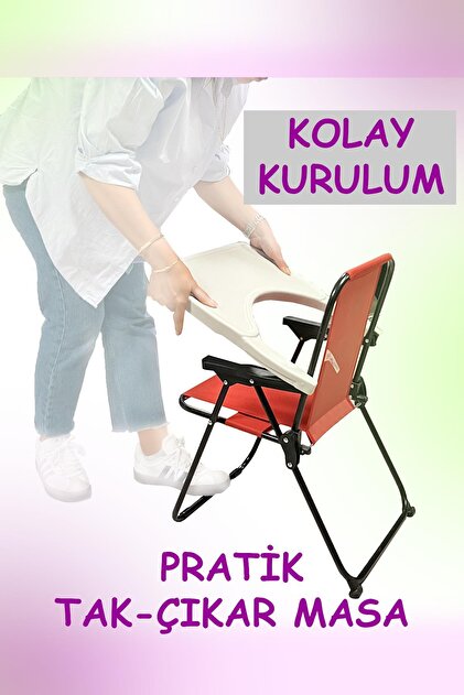 Exent 2-6 Yaş Sweet Cat LÜX Çocuk Piknik Sandalyesi-Mini Kamp