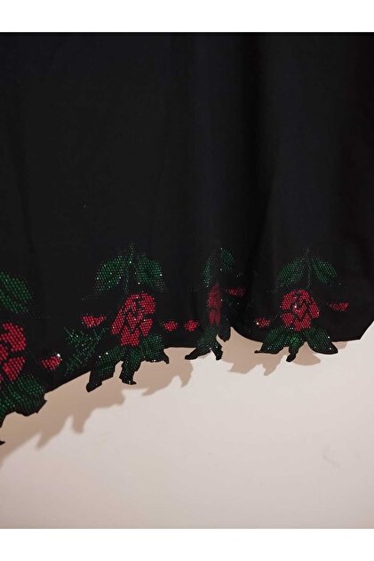 95 % cotton, evening dress style, loose glittering buzzle