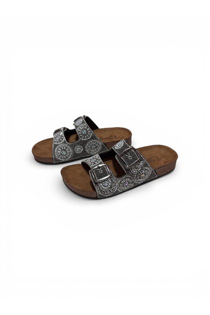 Konay 20054 High Sole Stone Slippers