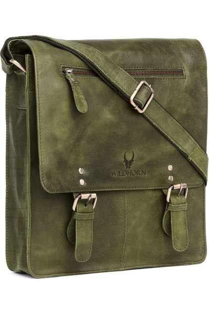 Men's Leather Messenger Bag for Men