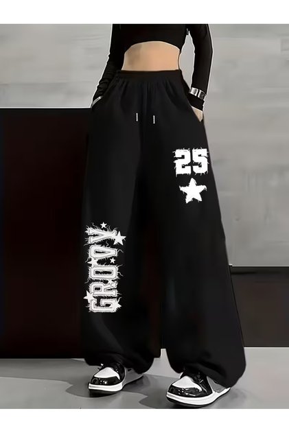 Unisex Groov Baggy Cut Wide Leg Sweatpants