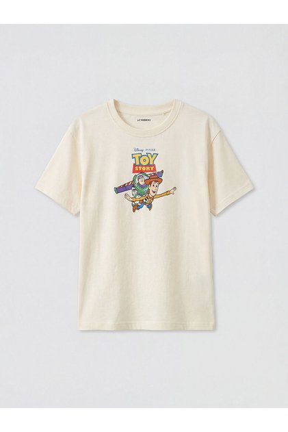 تيشيرت أولادي برقبة دائرية وطبعة Toy Story من Peak Yeni Sezon