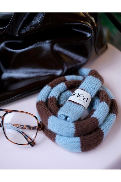 Finea Skinny Scarf Yün Atkı