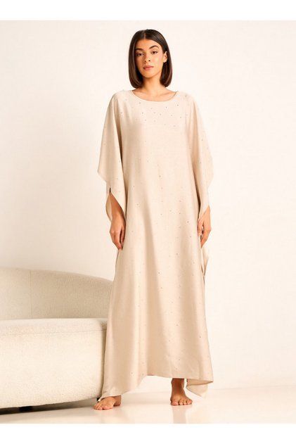 Maxi Kaftan Night Gown with Studded Embellishment