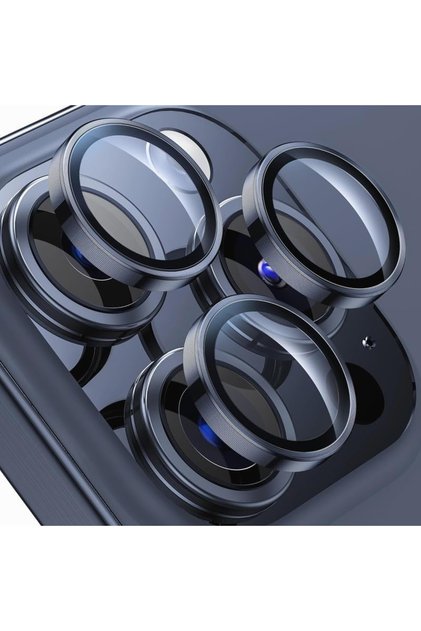 عدسة كاميرا قابلة للفصل لهاتف iPhone 12 Pro Max - أزرق