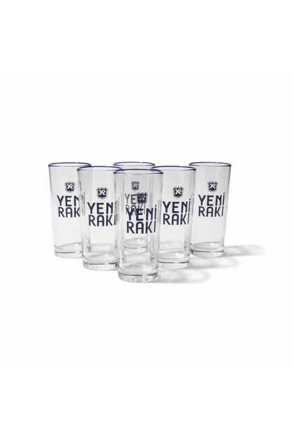 6'lı Rakı Bardağı Lacivert