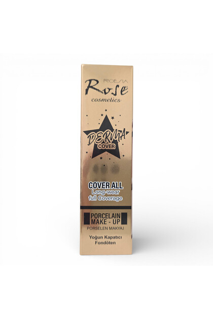 Roza Derma Cover Intensive Concealer Foundation Long Wear Full Coverage 02 Light Medium Skin