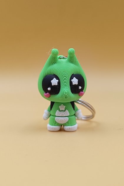 Star Eye Alien Keychain - Movable Keychain Bag Ornament Charm