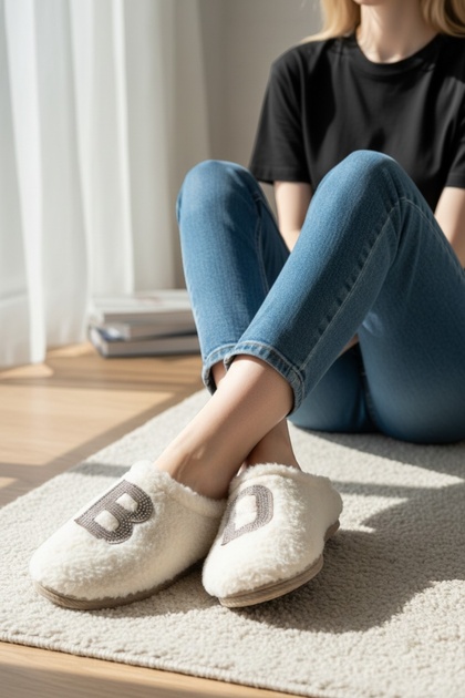 House Slippers Woolen Women's Slippers Dowry Bundle Bridal Guest Slippers