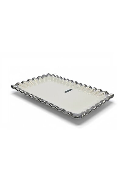 Sofia Silver Rectangular Presentation Plate 32*20