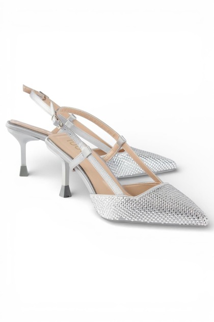 Chara Stoned Women's Evening Dress Heeled Shoes