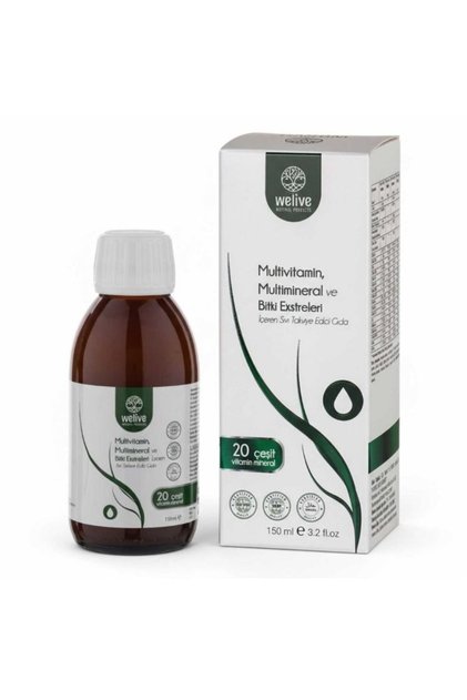 Multivitamin Multimineral Syrup 150 ml 20-Component Liquid Supplement