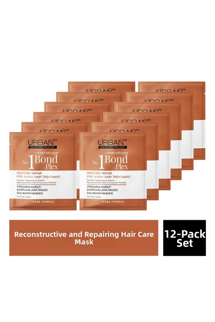 No.1 Bond Plex Restore Repair Anti-Damage Pre-Shower Hair Care Mask - Set of 12 - Vegan